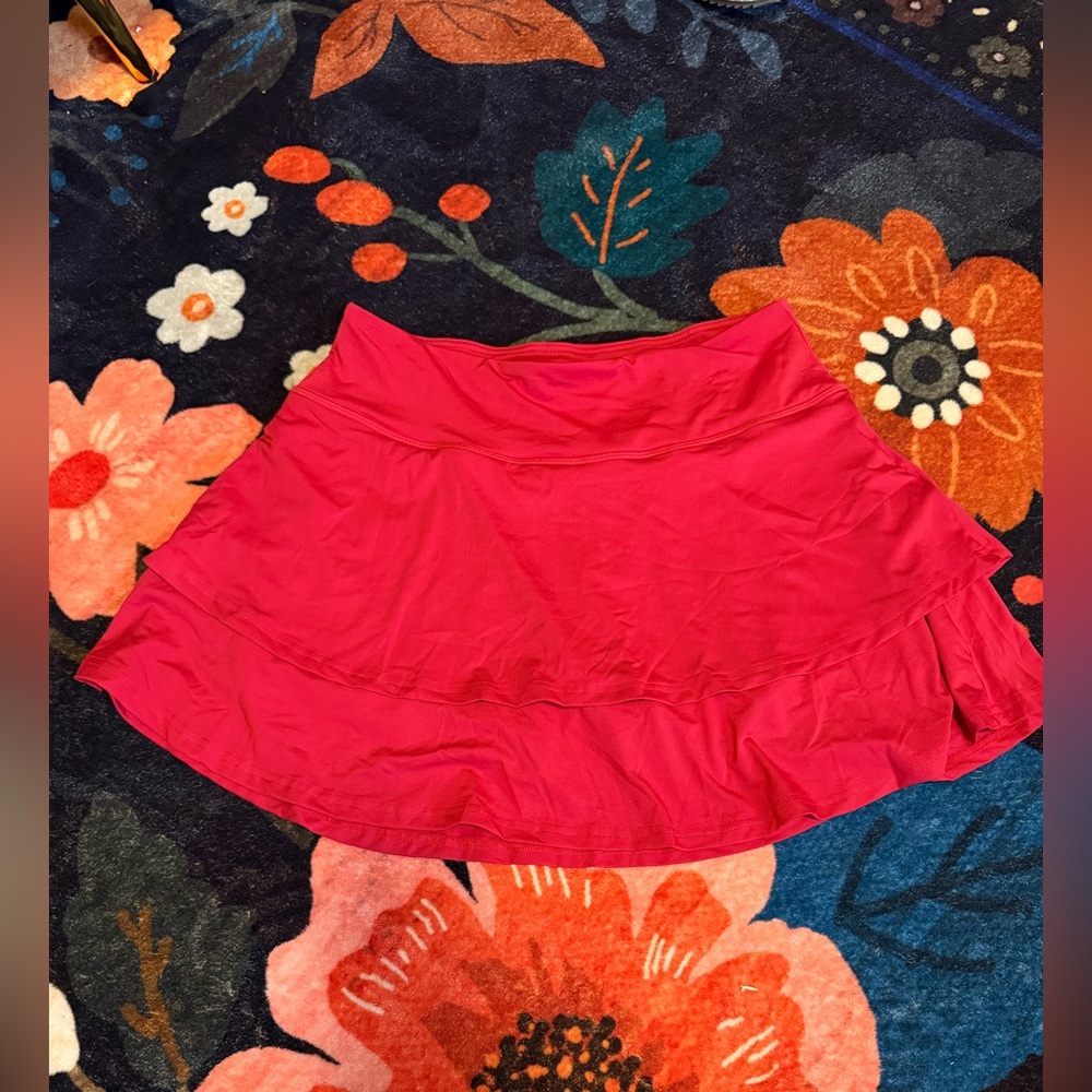 Chic Red Mini Skirt